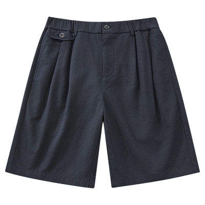 CHANMONTH夏季亚麻休闲短裤男