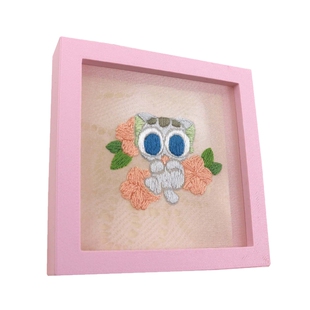 【正版现货】罗小黑摆台刺绣材料包苏绣手工diy桌面自制小摆件