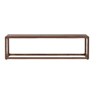 新中式北方老榆木长条凳实木长凳条凳长木板凳子简约餐桌凳家用