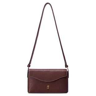 fiedlesissi/菲德茜茜 缪S小方包双感全植鞣真皮单肩斜挎麻将包