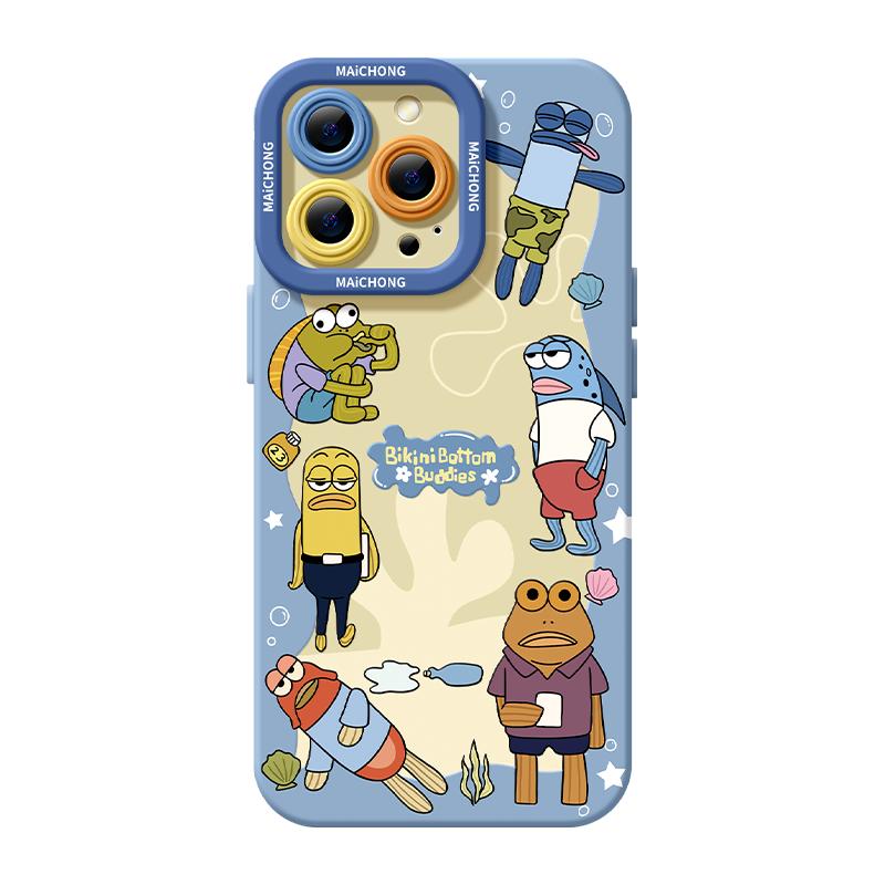 适用苹果18手机壳女款iphone17pro保护套13mini全包14防摔11/12/xs软外壳7plus硅胶8高级15好看16潮max比奇堡