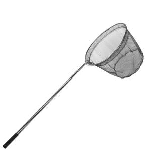 不锈钢抄网竿捞鱼网伸缩杆抄鱼竿钓鱼捞网折叠网兜套装细便携网杆