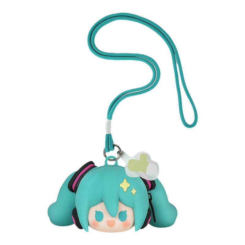minidoll迷你多初音未来周边软胶零钱包开心款耳机包收纳包小挂件