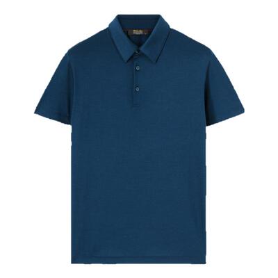 LoroPiana/诺悠翩雅男士T恤珍贵12微米羊毛针织Polo衫鉴赏家新款