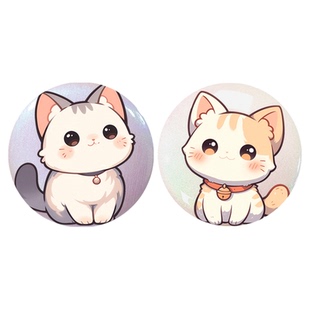 马口铁徽章谷子吧唧定制双闪金属胸章胸针校徽自印二次元周边定做