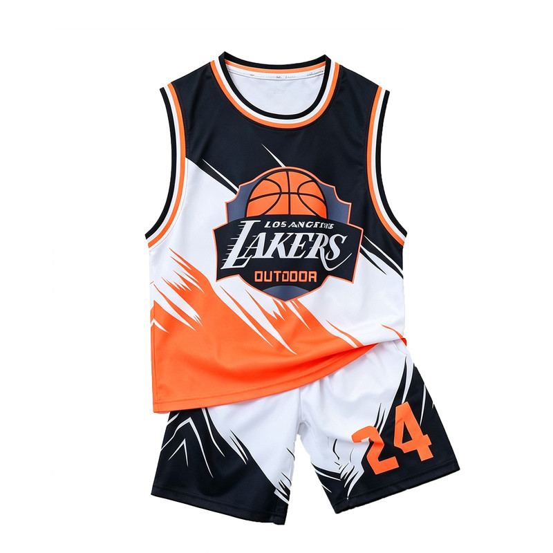 儿童篮球服套装男童速干短袖短裤夏小孩学生夏装中大童训练篮球衣