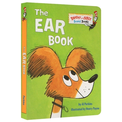 英文原版绘本进口 The Ear Book 耳朵书 苏斯博士 Dr. Seuss 低幼儿童基础感官声音与耳朵英语阅读启蒙读物纸板书 撕不烂