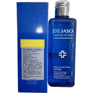 IASO韩国进口男士多效醒肤水补水保湿爽肤水收缩毛孔控油护肤水