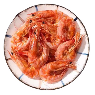 大烤虾干即食无海鲜盐炭烤对虾干货特大产儿童解馋休闲零食小吃
