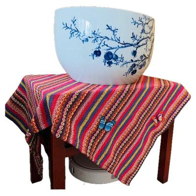 云南民族风桌布民宿饭馆餐桌布艺