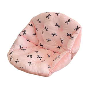 甜美风坐垫靠背一体防屁股痛护腰学生宿舍办公室久坐椅子垫软垫子