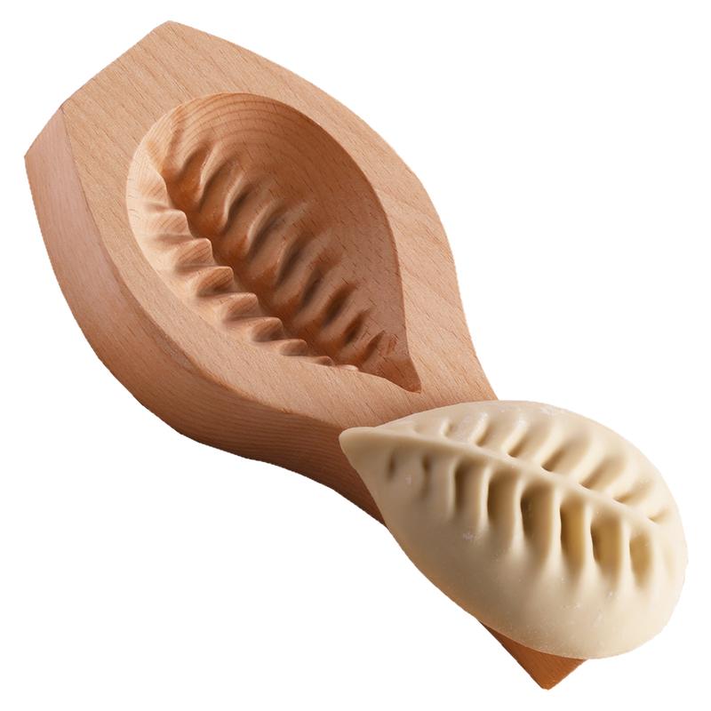 立体加深家用肉包菜包豆沙包蒸饺柳叶包月牙弯月树叶包子模具工具