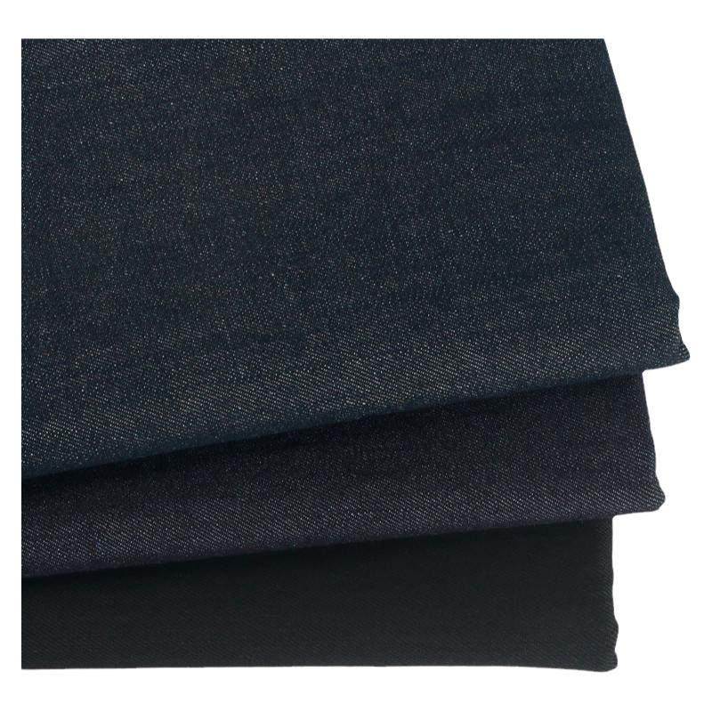 纯棉牛仔布全棉裤子服装面料水洗黑色弹力牛仔布薄蓝色牛仔厚布料