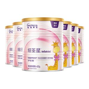 纽荃星早产儿/低出生体重婴儿配方400g*6 高能全营养特殊医学配方
