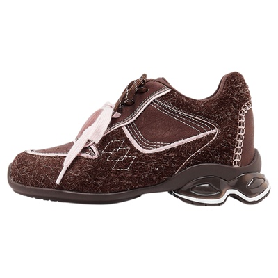 Lee Cooper苹果头内增高德训鞋女7.5cm2025秋冬新款厚底休闲女鞋