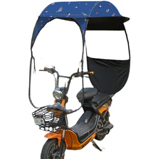 电动车雨棚蓬电动自行车防晒遮雨挡风罩电瓶车加厚车棚遮阳伞
