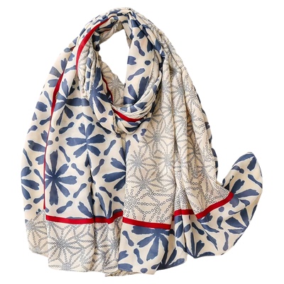 2026春文艺休闲旅游新款棉麻围巾