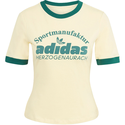 Adidas/阿迪达斯正品三叶草女士新款运动休闲修身短袖T恤IT9868