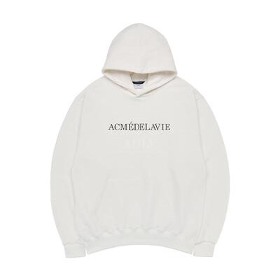 ADLV简约LOGO印花连帽卫衣
