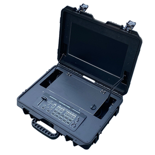 装显示器屏幕面板手提三防箱子仪器设备操作监视导播台数控电脑箱