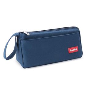 大容量帆布笔袋小学生男孩子简约ins日系铅笔盒文具盒初高中生高颜值铅笔袋男生女学生2022新款双层收纳防水