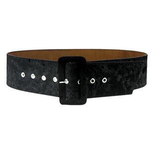 新款皮带女百搭配裙子韩国金丝绒腰带装饰配裙腰封简约风毛衣配饰