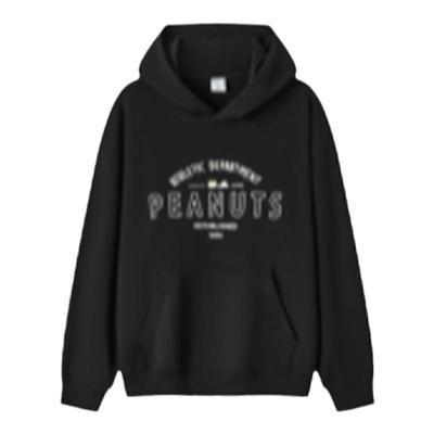 森马情侣时尚印花宽松连帽卫衣男