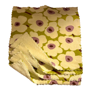 ins牛油果绿抹布家用吸水方巾卫生间小毛巾厨房擦桌子清洁百洁布