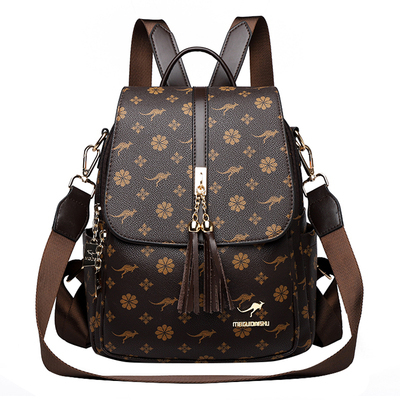 品牌正品真皮女包牛皮双肩包