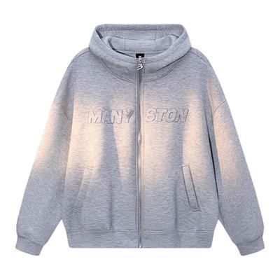 MANYSTON美式380g重磅连帽卫衣男