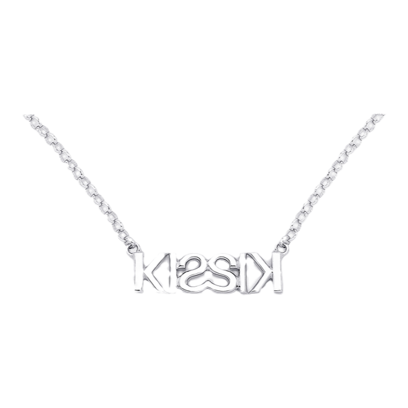 justgold镇金店Kiss925银项链套链 简约大方时尚个性3400014W