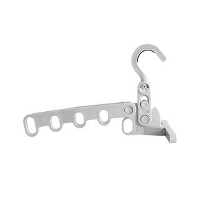 日本可折叠5孔晾衣架酒店室内宿舍门后晾晒架便携旅游挂衣钩挂孔