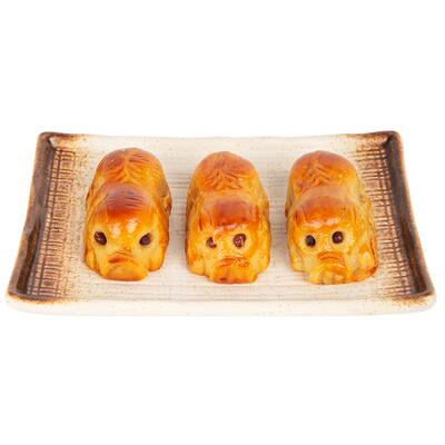 猪笼饼广东吴川酥皮蛋黄莲蓉