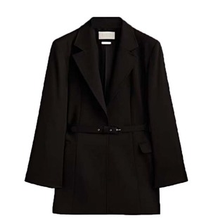 犀利哥MD 黑色显瘦西装外套通勤百搭时尚新款女