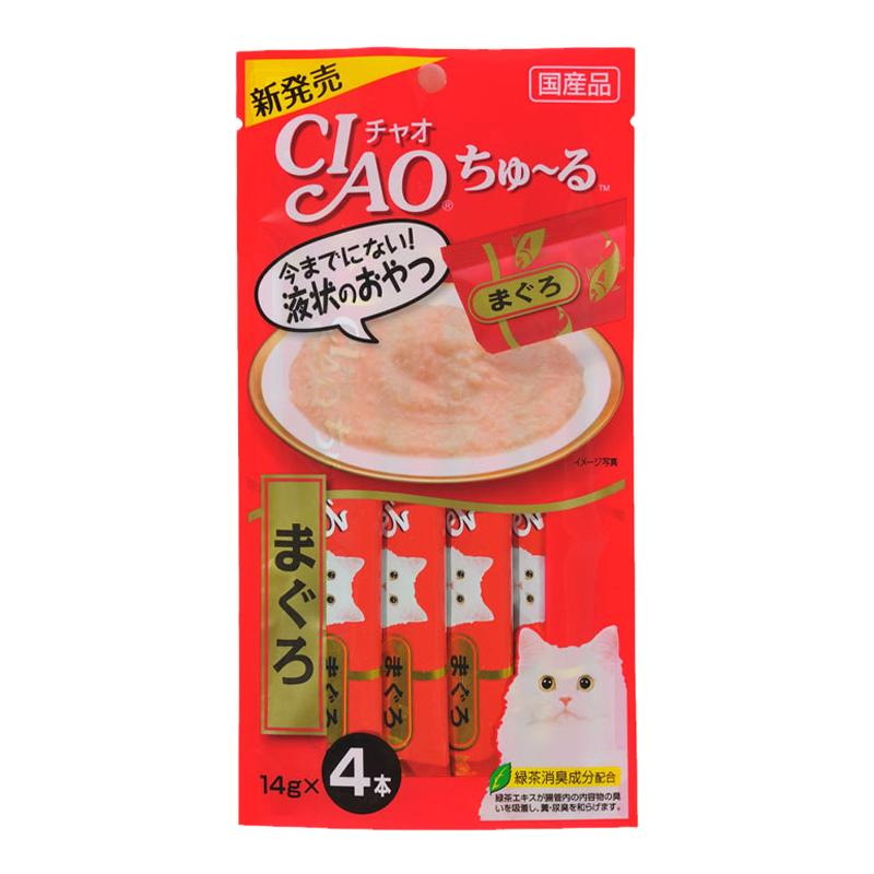 日本原产ciao猫条补水喂药猫零食
