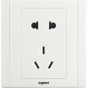 TCL罗格朗家用二开多控开关双开三控二位三联一灯 中途中间面板