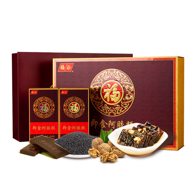 送礼礼盒】福牌阿胶即食阿胶糕480g送长辈送礼ejiao官方正品礼盒