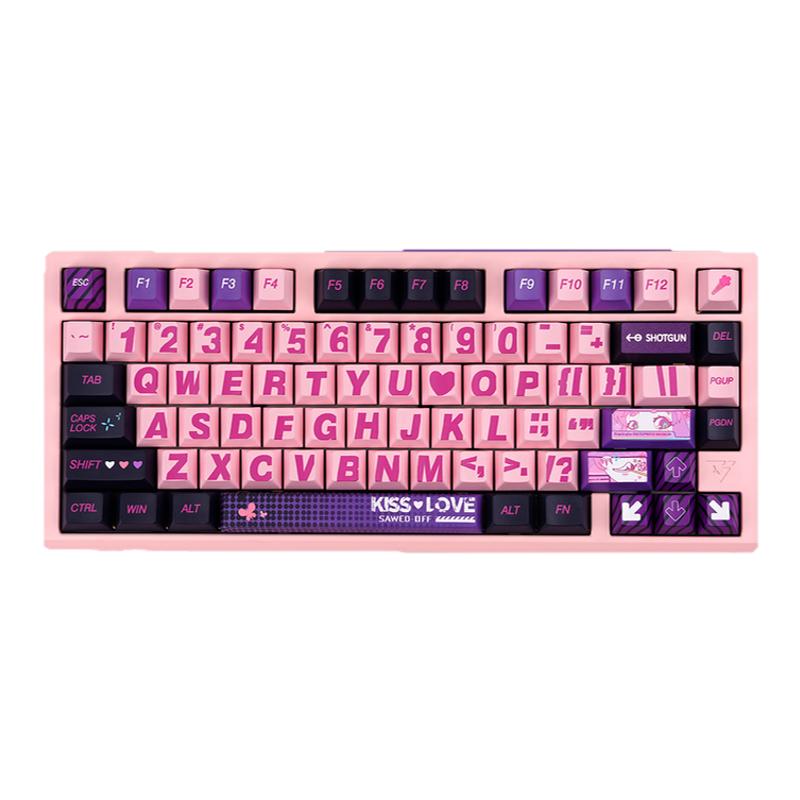 泰坦国度CSGO么么主题148键PBT原厂高度全五面热升华机械键盘键帽