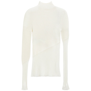 【爆款补单】bebe冬季女士绵羊毛时尚内搭半高领针织上衣430503