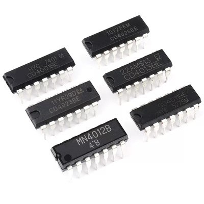 直插CD4001400240114012芯片