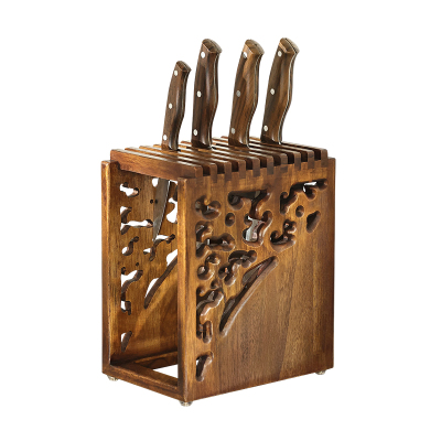 泰吉利多功能家用实木刀架