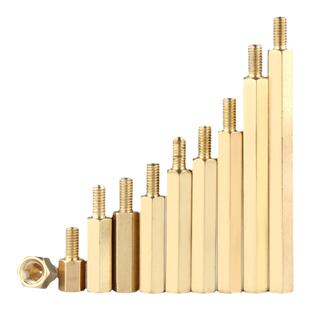 单通六角铜柱M2M3M4M5M6电脑机箱主板螺丝柱铜柱隔离柱支柱螺柱钉