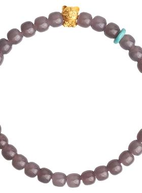 虎年本命年烟紫手链女款转运必囤