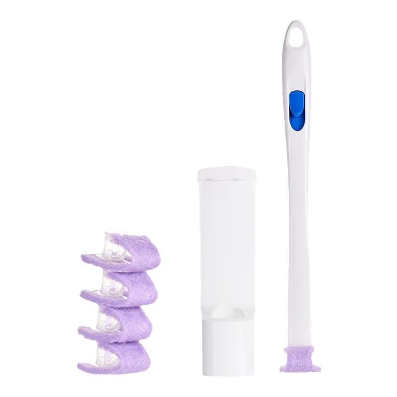 3M苏打紫可抛式马桶刷家用无死角一次性厕所刷卫生间清洁神器替换