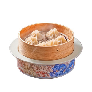 意境菜特色创意盘子加热保温餐具会所酒店商用明炉陶瓷北京烤鸭盘