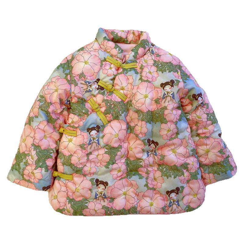 中国风冬季棉花手工加厚拜年服