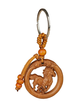 【已过香香】桃木生肖平安挂件