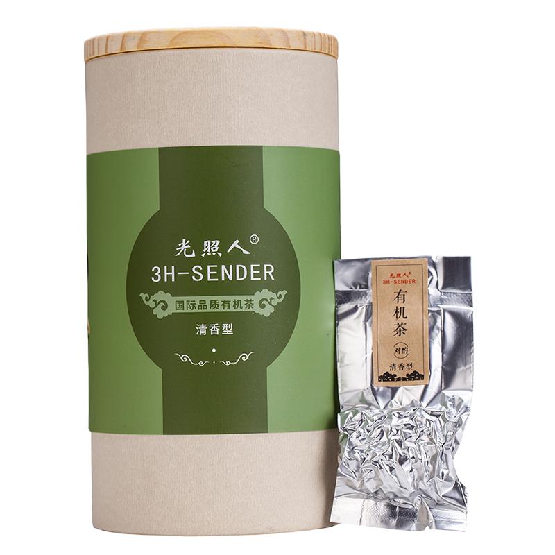 有机光照人清香型罐装225g茶叶