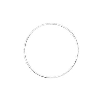 熙素新款手工锤纹细银手镯女999足银个性简约百搭叠戴闭口银手环