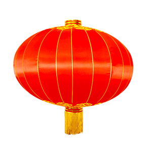 灯笼大红户外防雨广告灯笼定制春节街道装饰植绒绸布铁口印字宫灯